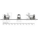Mini-Dumper Imer Taurus 700 HT CPE-11AE, motor Honda GX390, benzina, demaraj electric, cu bena de incarcare si ecartament reglabil, descarcare la inaltime "hi-tip"