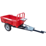 Remorca motocultor BISONTE BTA-500R1, capacitate 500 kg, dim. 1.250 x 800 x 280 mm