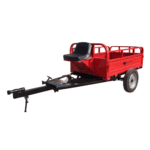 Remorca motocultor BISONTE BTA-600R, capacitate 600 kg, dim.1.400 x 1.000 x 500 mm