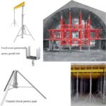 Trepied zincat pentru popi Condor tip CDP