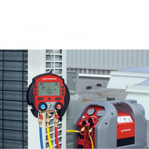 Manifold digital ROCOOL 600 Rothenberger cu 1 senzor de temperatura - imagine 3