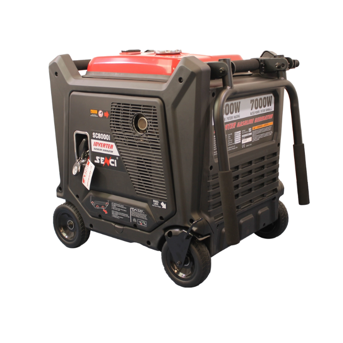 Generator curent invertor SENCI SC8000iE putere maxima 7.5 kW 230V pornire electrica insonorizat - imagine 4