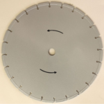 Disc universal diamantat 350 mm pentru MD350 Bisonte