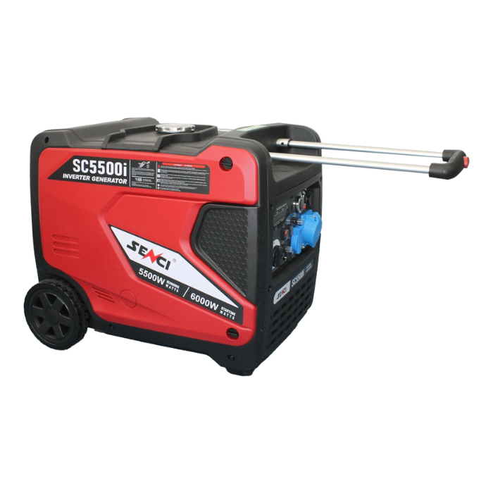 Generator curent invertor SENCI SC5500iE putere maxima 6.0 kW 230V pornire electrica insonorizat