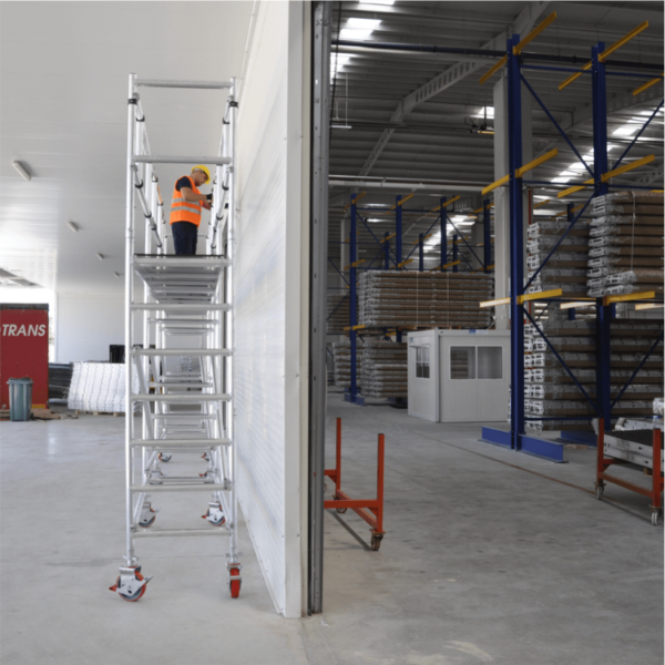 Schela mobila profesionala din aluminiu ProTUBE S8 H lucru 8,3 m Bisonte - imagine 5