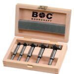 Set 5 burghie de precizie gauri mari cu coada cilindrica BOHRCRAFT