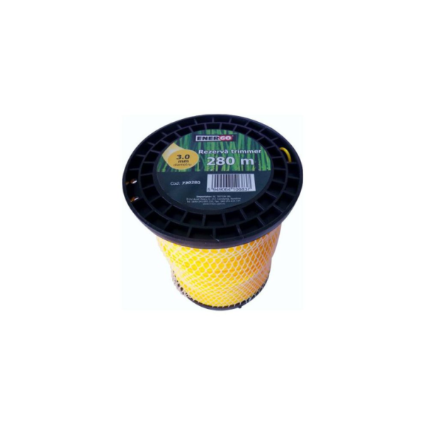 Fir nylon galben 3.0 mm x 280 m rotund ENERGO 