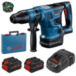 Ciocan rotopercutor SDS-MAX cu 2 acumulatori 8Ah BOSCH GBH 18V-36 C brushless BITURBO