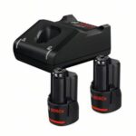 Set acumulatori BOSCH 2 x GBA 12V 3.0Ah + GAL 12V-40