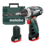 Masina de gaurit si insurubat cu 2 acumulatori, Li-Ion, 12 V, 2 Ah, 34 Nm, valiza plastic Metabo PowerMaxx BS Basic