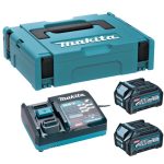 Pachet acumulatori XGT Makita 2buc BL4025 si incarcator rapid DC40RA
