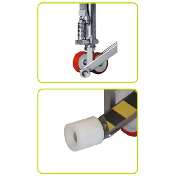 Transpalet cu lift 1000 kg INOX HX10M PRAMAC - imagine 2