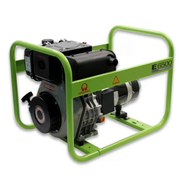 Generator curent monofazat Pramac E6500 5.3 kW motor diesel YANMAR - imagine 2