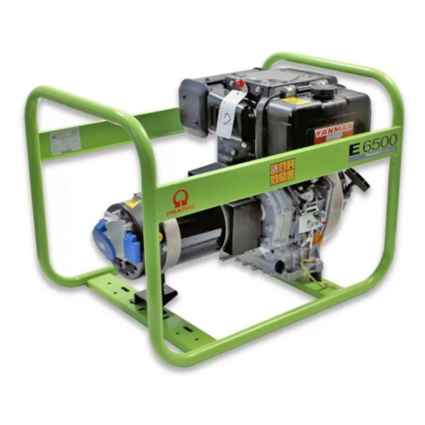 Generator curent monofazat Pramac E6500 5.3 kW motor diesel YANMAR