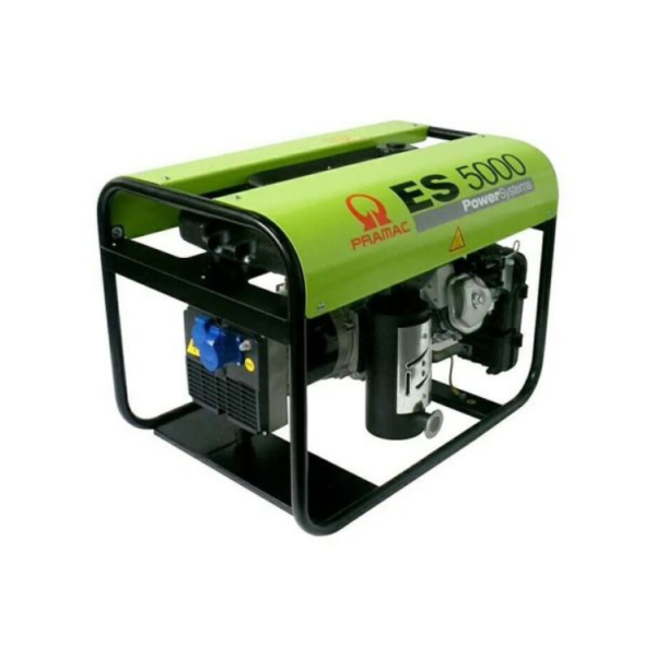 Generator curent portabil monofazat cu AVR motor Honda benzina Pramac ES5000 - imagine 2