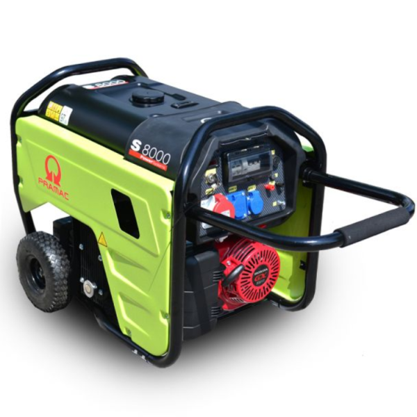 Generator curent trifazat PRAMAC S8000T cu AVR si motor HONDA - imagine 2