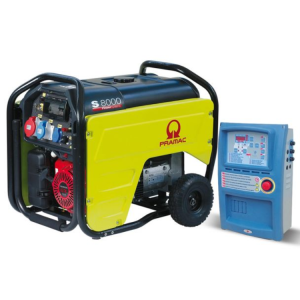 Generator curent trifazat automatizat PRAMAC S8000T cu AVR si motor HONDA