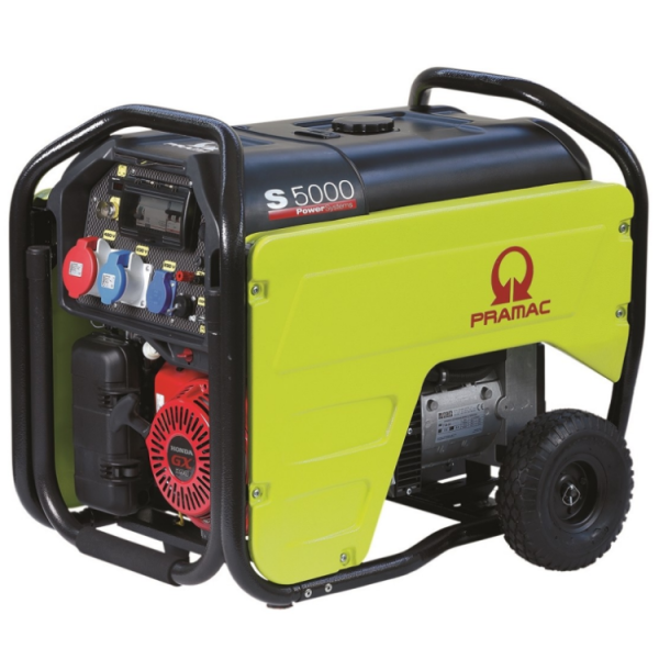 Generator curent trifazat cu AVR motor HONDA PRAMAC S5000 6.3 kVA