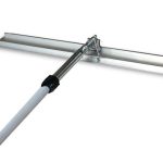 Lipa din aluminiu pentru nivelarea betonului 1800mm cu maner telescopic