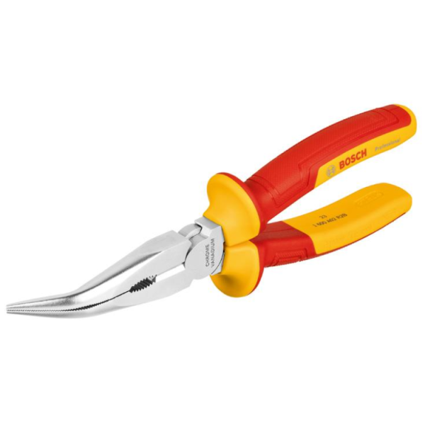 Cleste VDE cu cioc lung si indoit la 40° de 200 mm Bosch