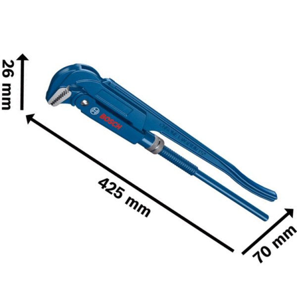 Cleste suedez 420mm 90° Bosch - imagine 2