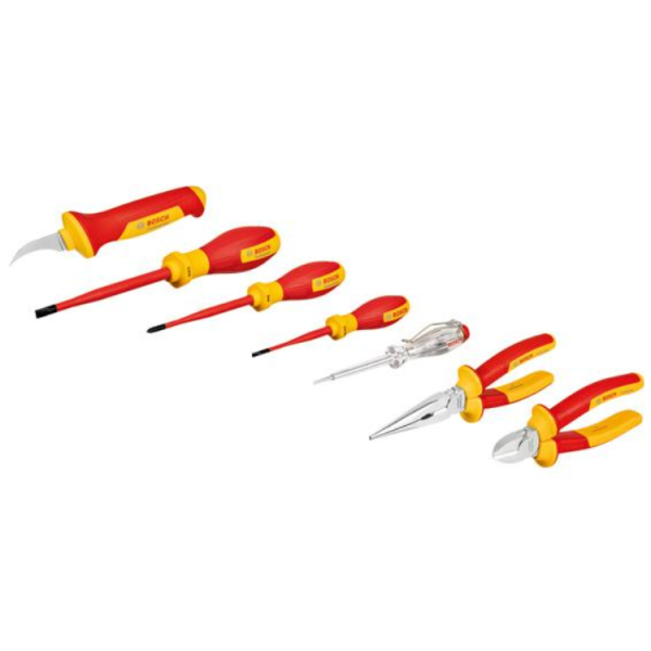 Set mixt de 7 scule manuale VDE BOSCH
