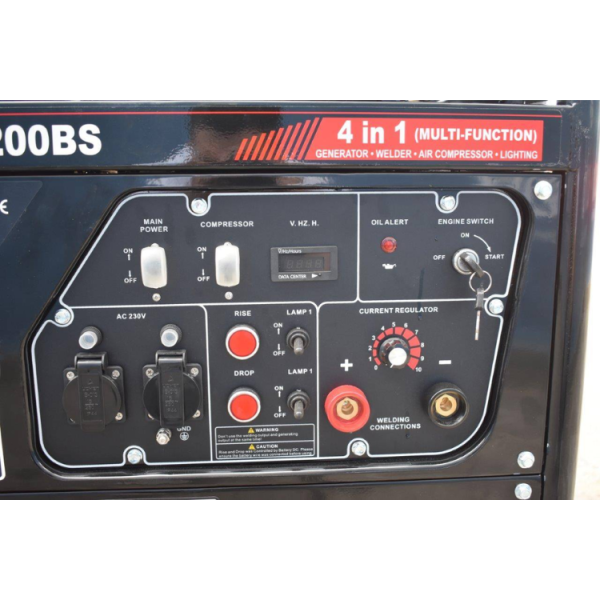 Generator sudura pe benzină multifuncțional 4 în 1 SENCI SC200BF - imagine 4