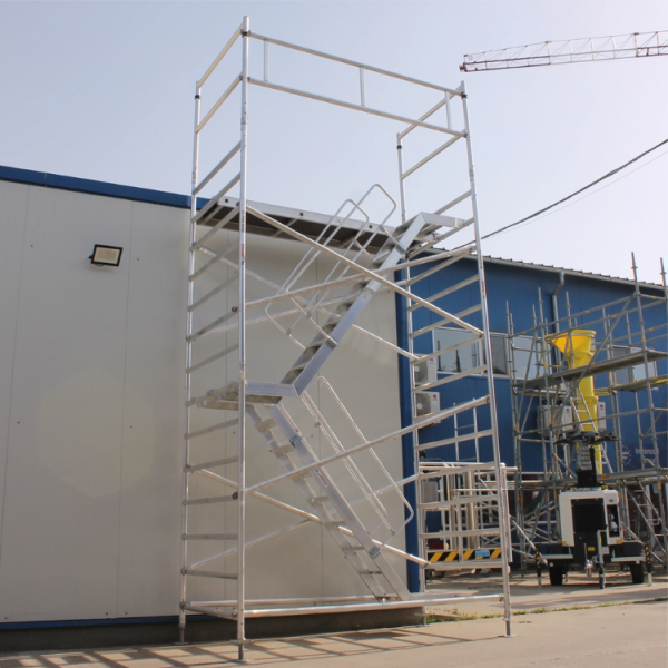 Schela turn din aluminiu ProTOWER Hmax de la 7 m la 13 m (1)