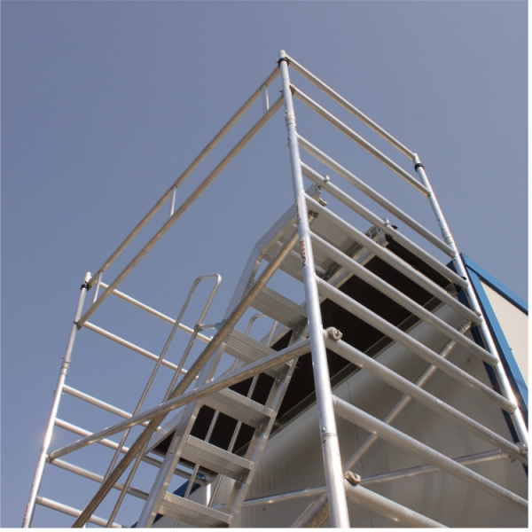 Schela turn din aluminiu ProTOWER Hmax de la 7 m la 13 m (1)