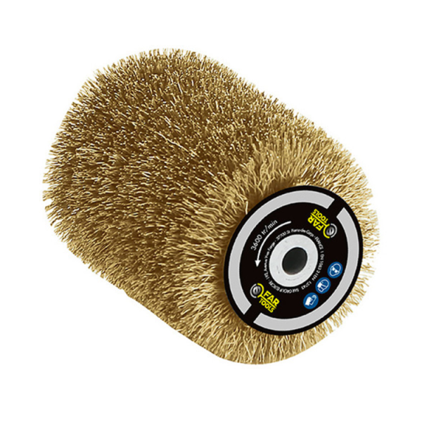 Perie fir alamit de 0,3 mm, pentru slefuitor restaurator REX80 - EnergyBrush18V, 80x100 mm