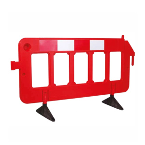 Gard Mobil Stradal pentru Delimitare Santier 196×100 cm rosu – TEKCNOPLAST