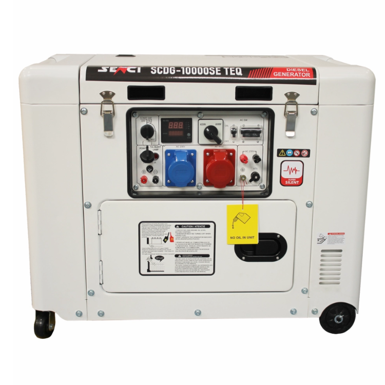 Generator diesel insonorizat 9.4kVA SENCI SCDG-10000SE TEQ