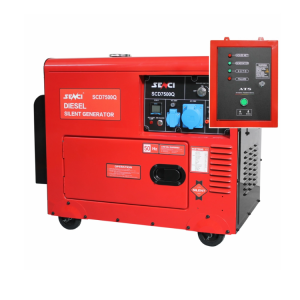 Generator diesel insonorizat SENCI de 6 kVA cu ATS SCD7500QN