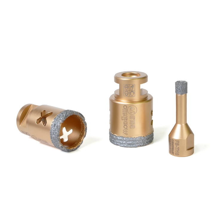 Carotă diamantată Montolit FS-TI50 T-GOLD – 50 mm, pentru găurire uscată