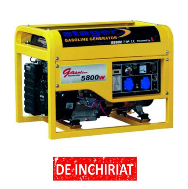 Inchiriere - Generator monofazat STAGER 5800